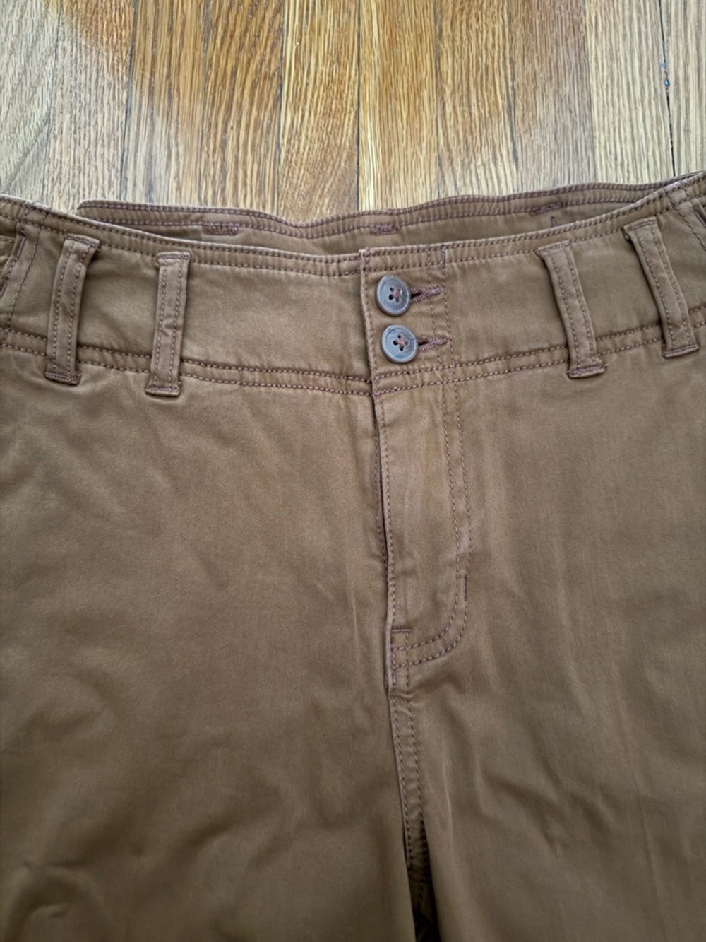 Liverpool High Rise Cinch Waist Wide Leg Pant - Jasper Brown - Size 6/28 - Picture 5 of 10